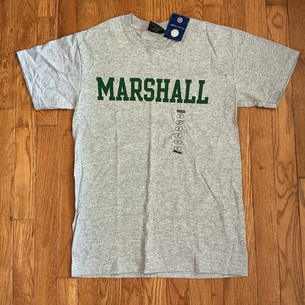 Marshall University Thundering Herd MU Cotton Script T Shirt Steve & Barry's S